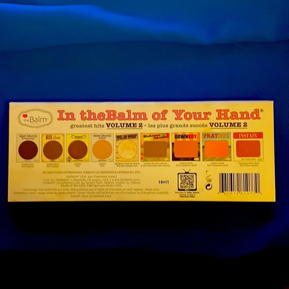 THEBALM COSMETICS In the Balm of Your Hand Greatest Hits Volume 2 Palette